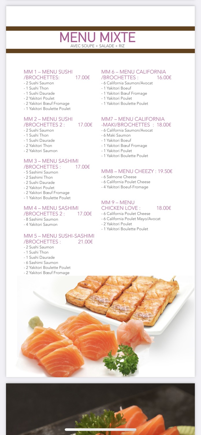 Nems & Sushi menu 8