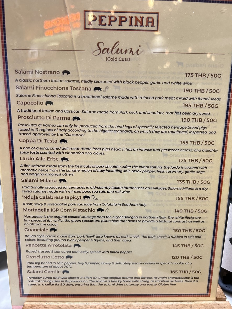 Peppina (Sukhumvit Flagship Branch) menu 5