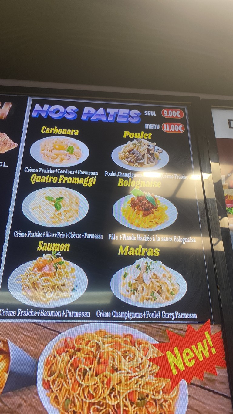 OFast menu 3