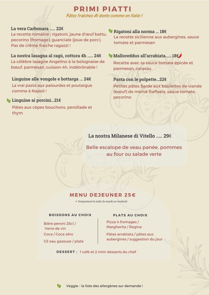 ANGELINO TRATTORIA - Paris 16