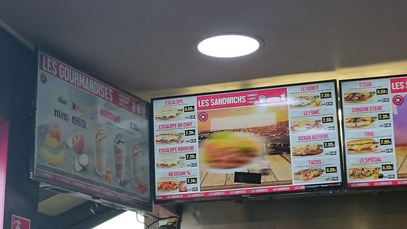 SANDWICH RESTAURANT FAST FOOD 2004 menu 7