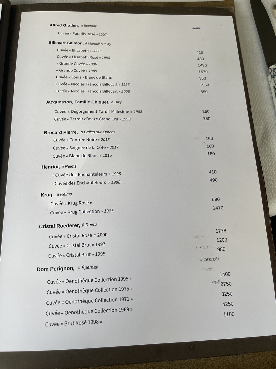 Agapé, Restaurant gastronomique Paris 17ème menu 3