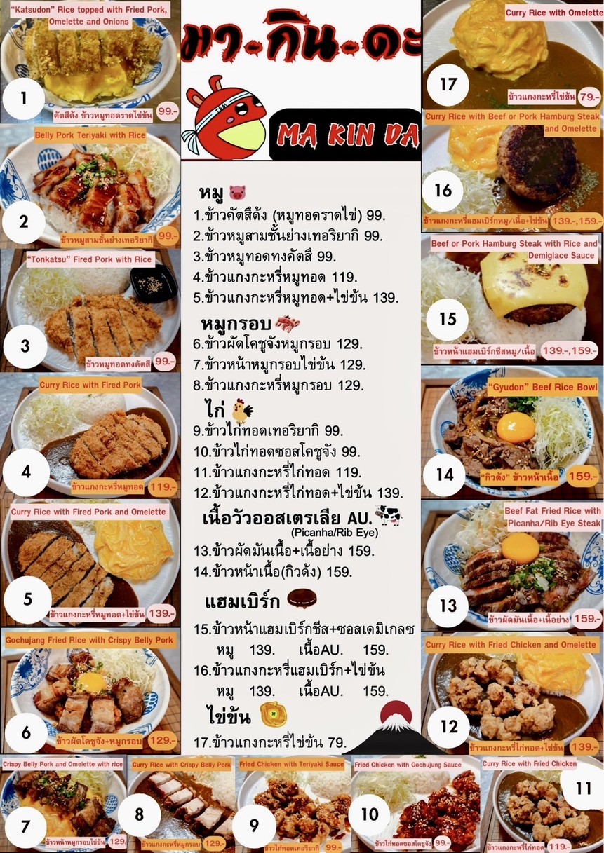 Tǒng Tǒng Tǔn menu 1