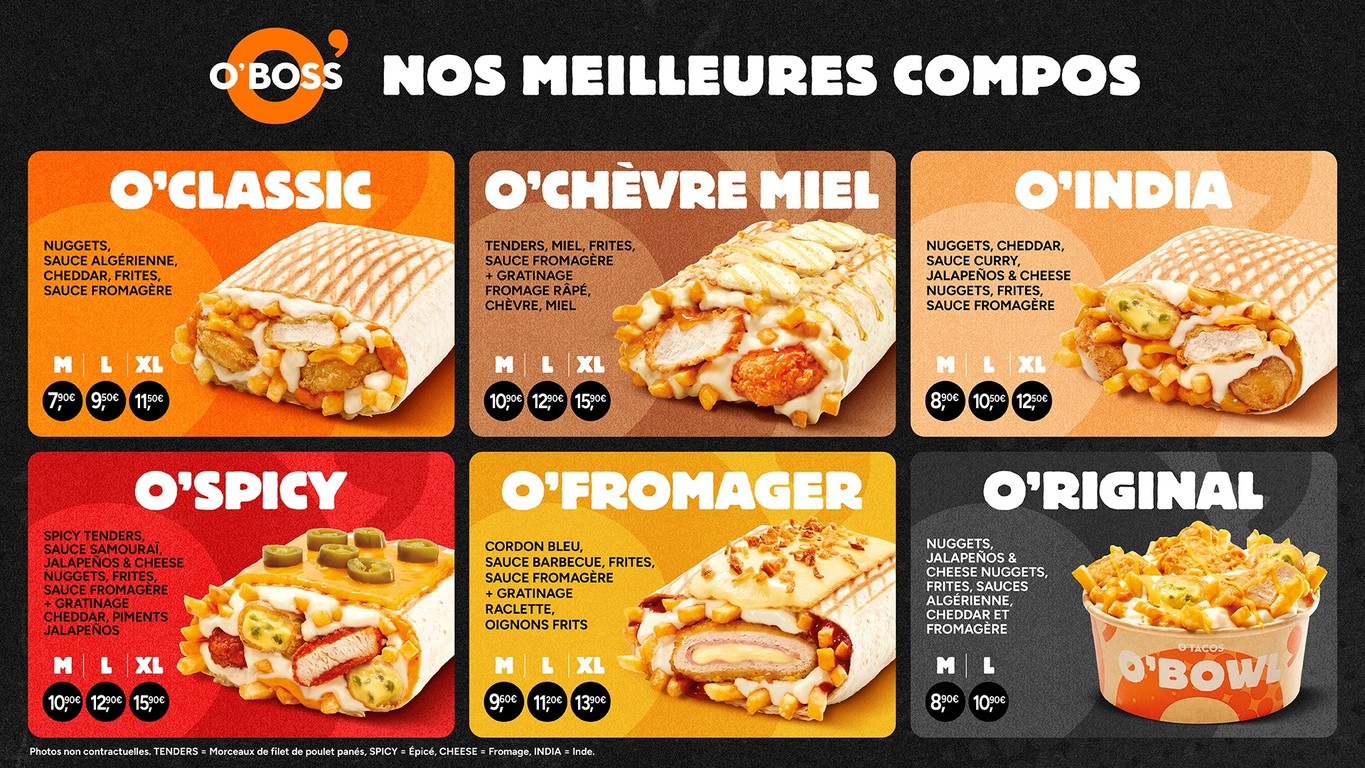 O'Tacos menu 2