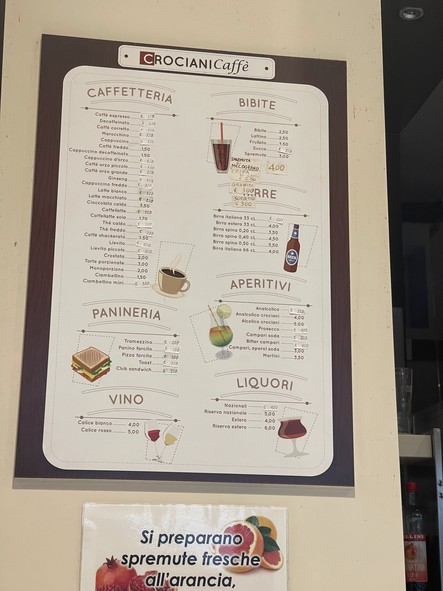 Bar cafeteria Crociani