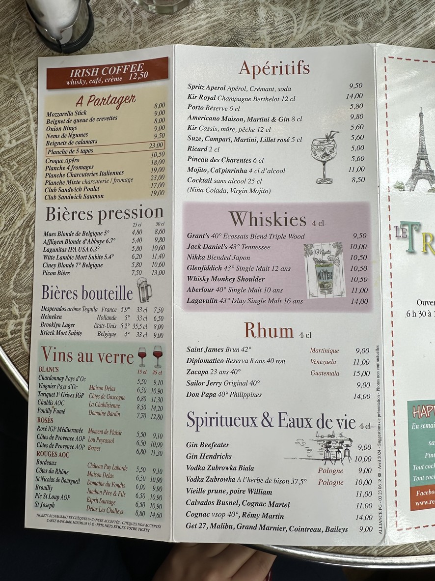 Cafe Le Triomphe menu 3