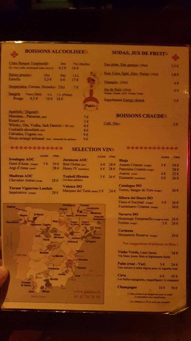 Pakito menu 2