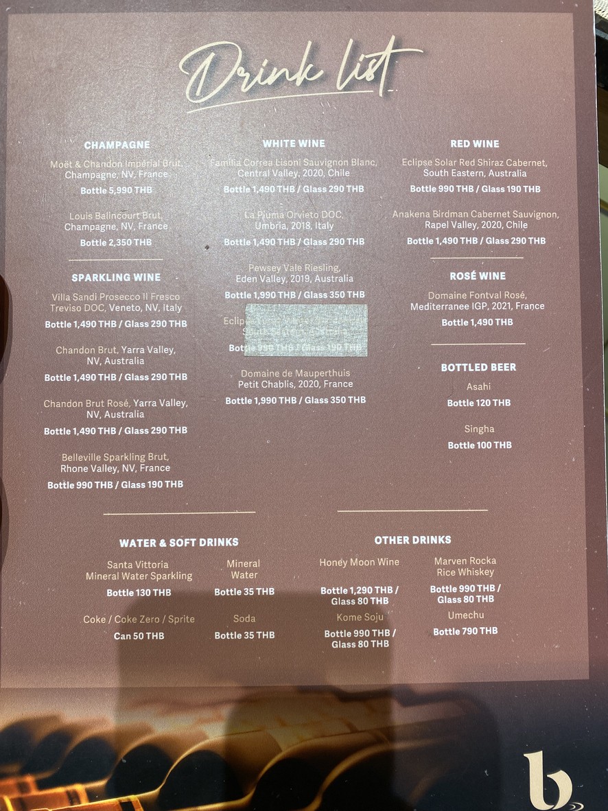 80below Siam Paragon menu 3