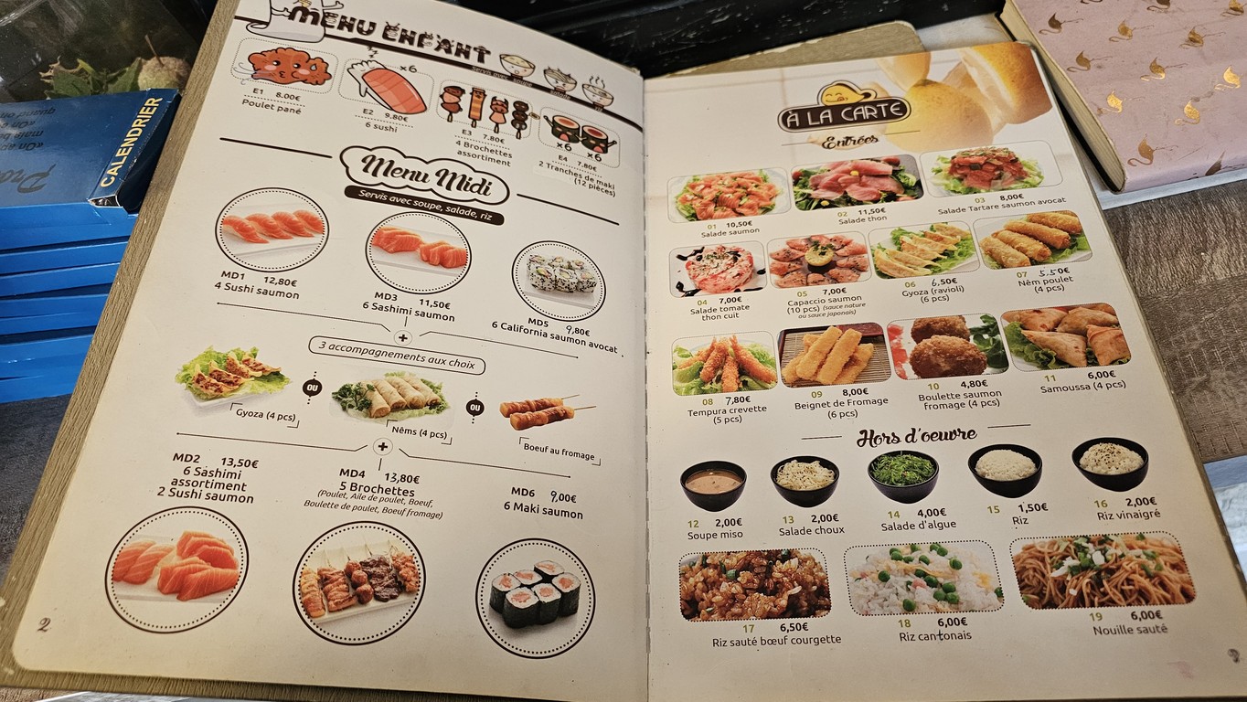 Sushi Gare menu 4