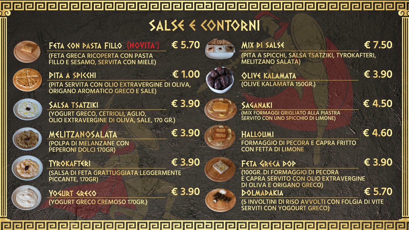 SPARTA GREEK FOOD (TRIESTE) menu 4