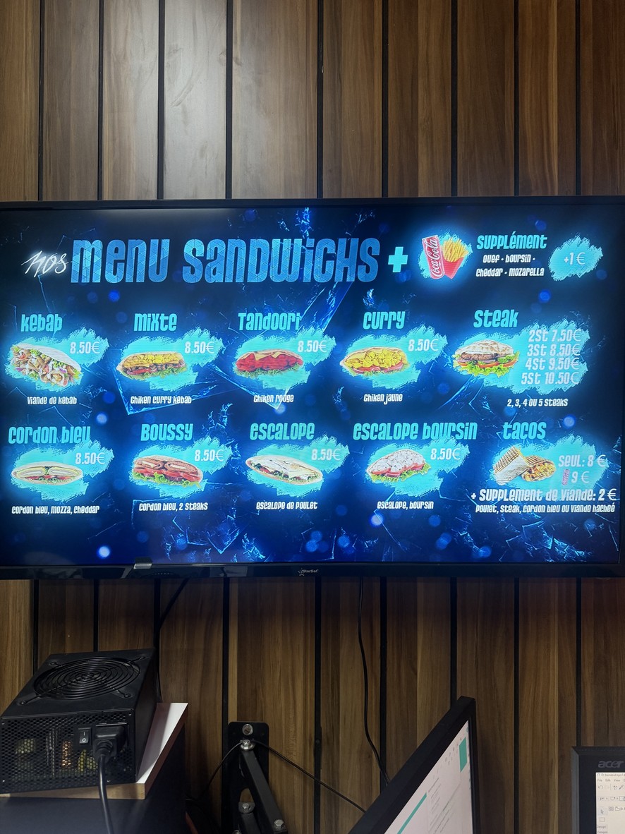 L’arena pizza menu 3