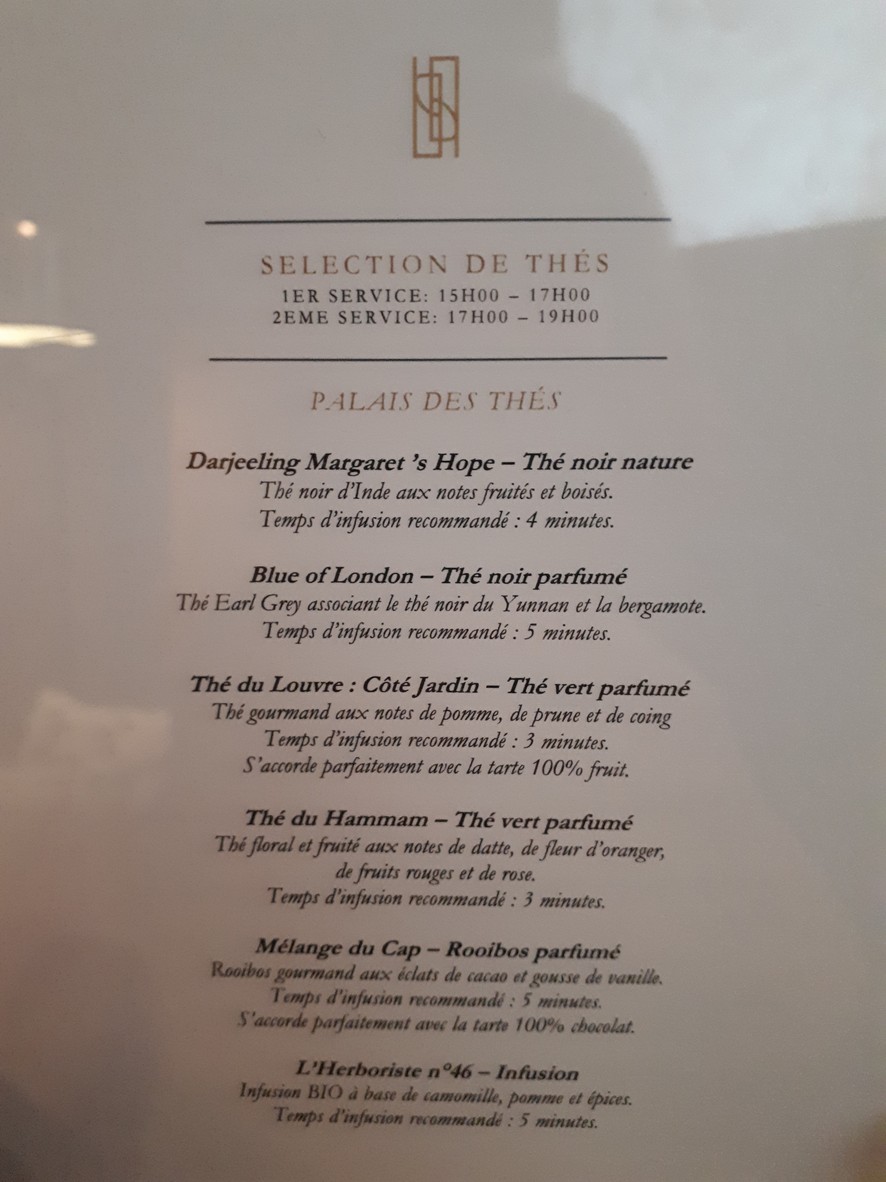 Les Parisiens menu 7