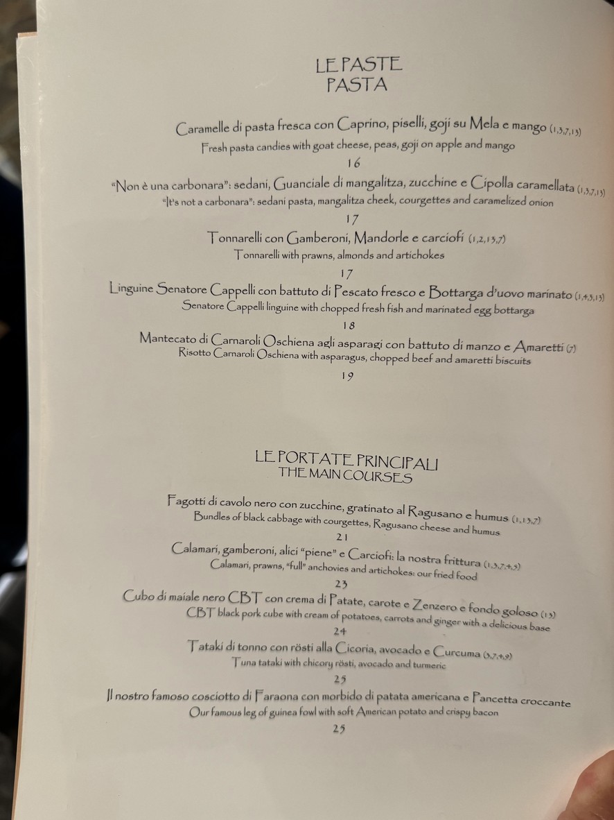 Aqualunae menu 2