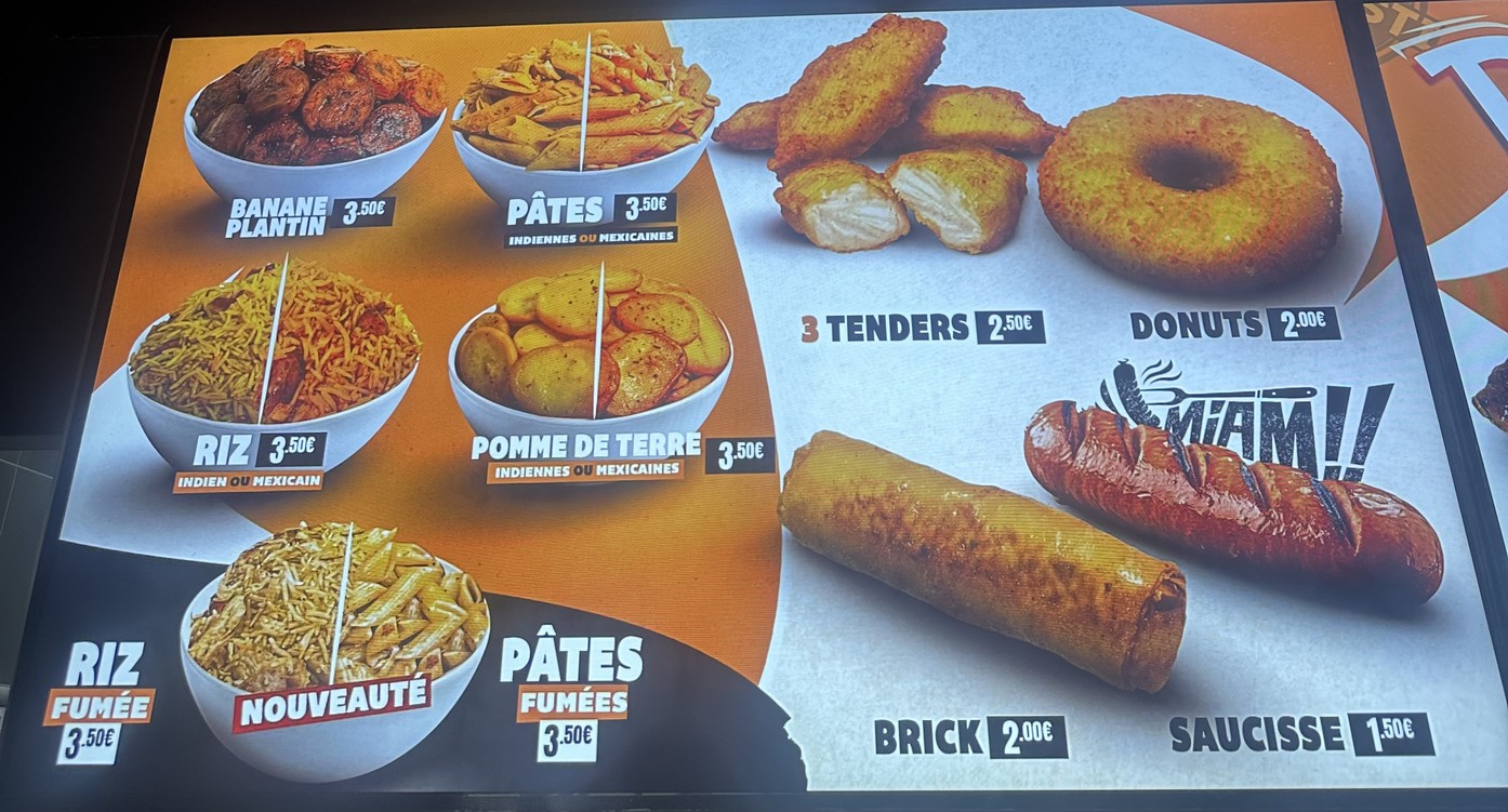 100% CROUSTI PARIS 20 menu 3