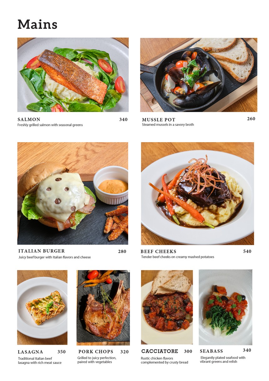 Covino - Cafetería y Bistró Italiano en Bangkok menu 4