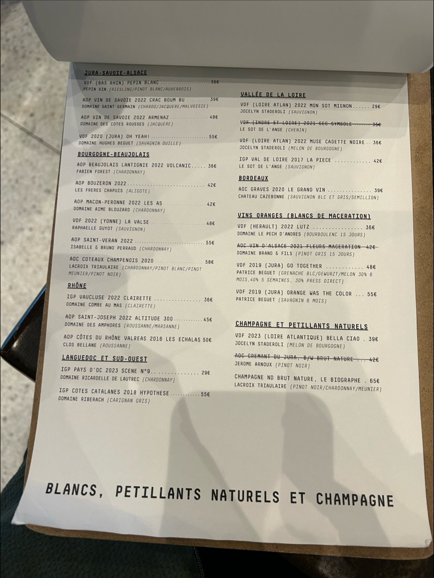 DAME NATION le restaurant menu 4