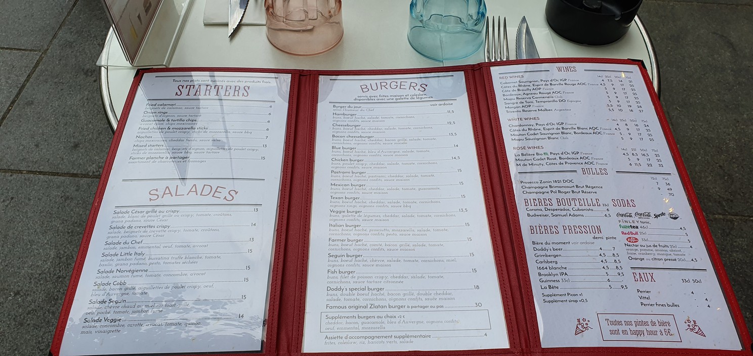 Doddy's Coffee menu 2