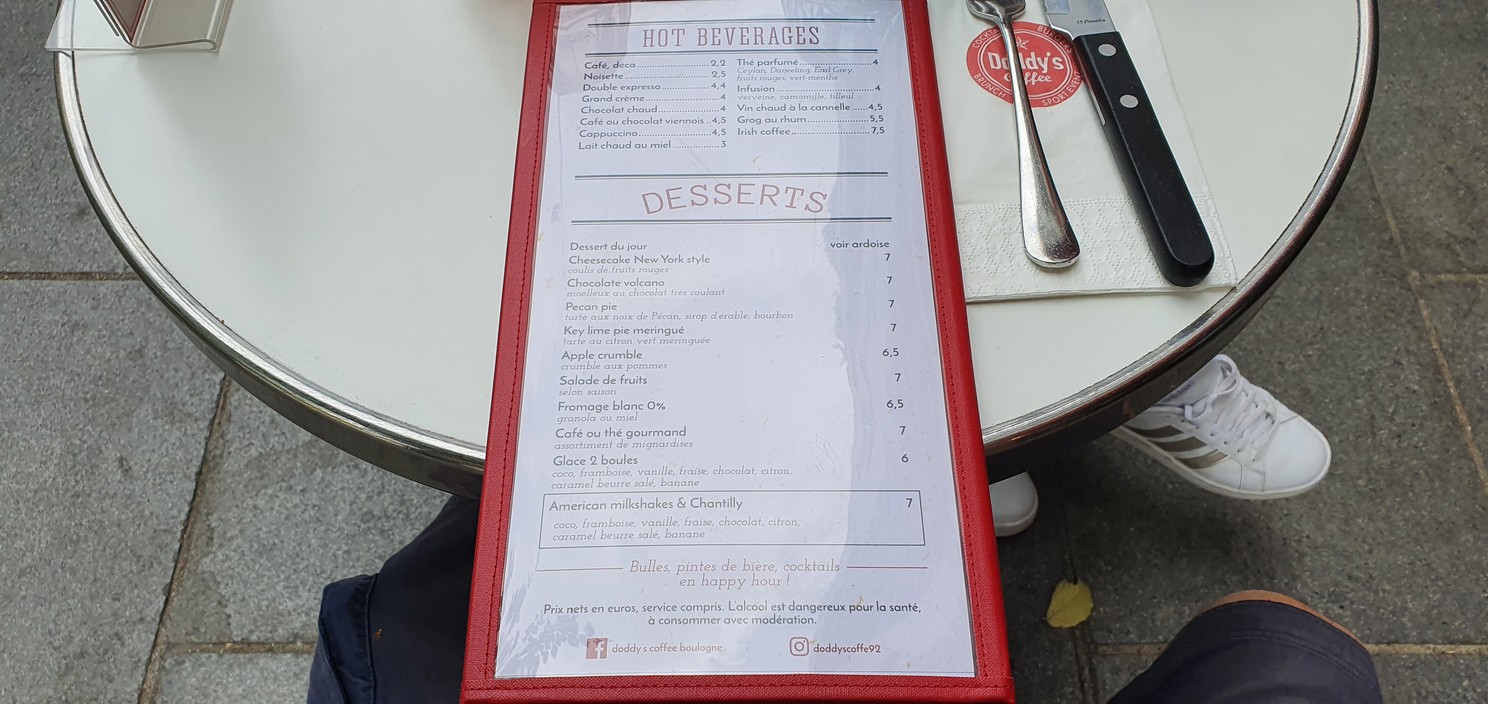 Doddy's Coffee menu 4