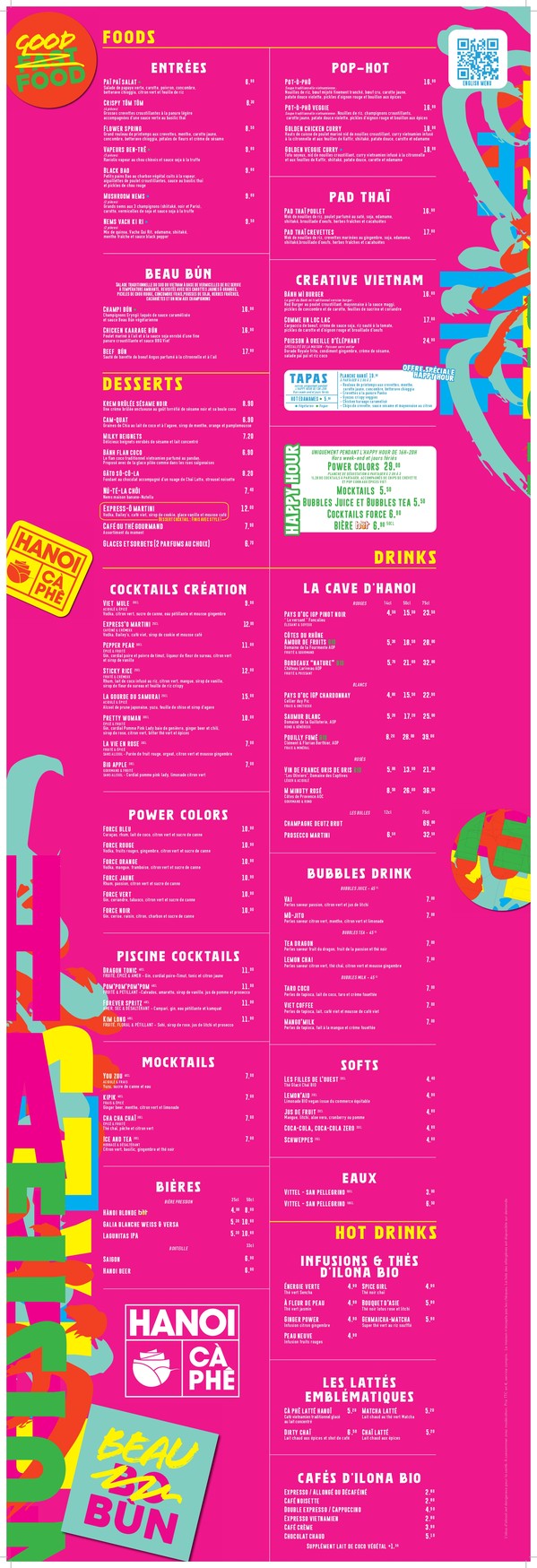 河内咖啡馆 Bercy menu 1