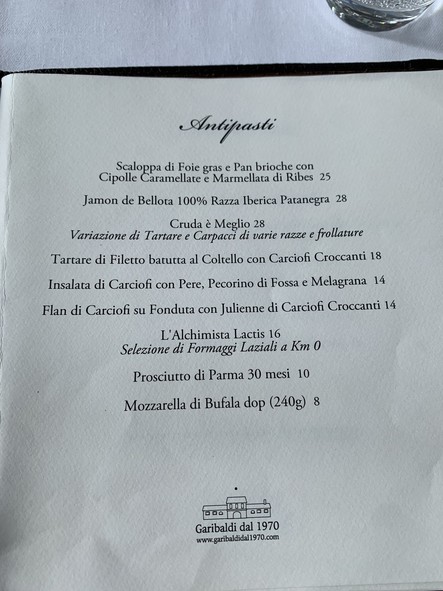 Ristorante Garibaldi Dal 1970