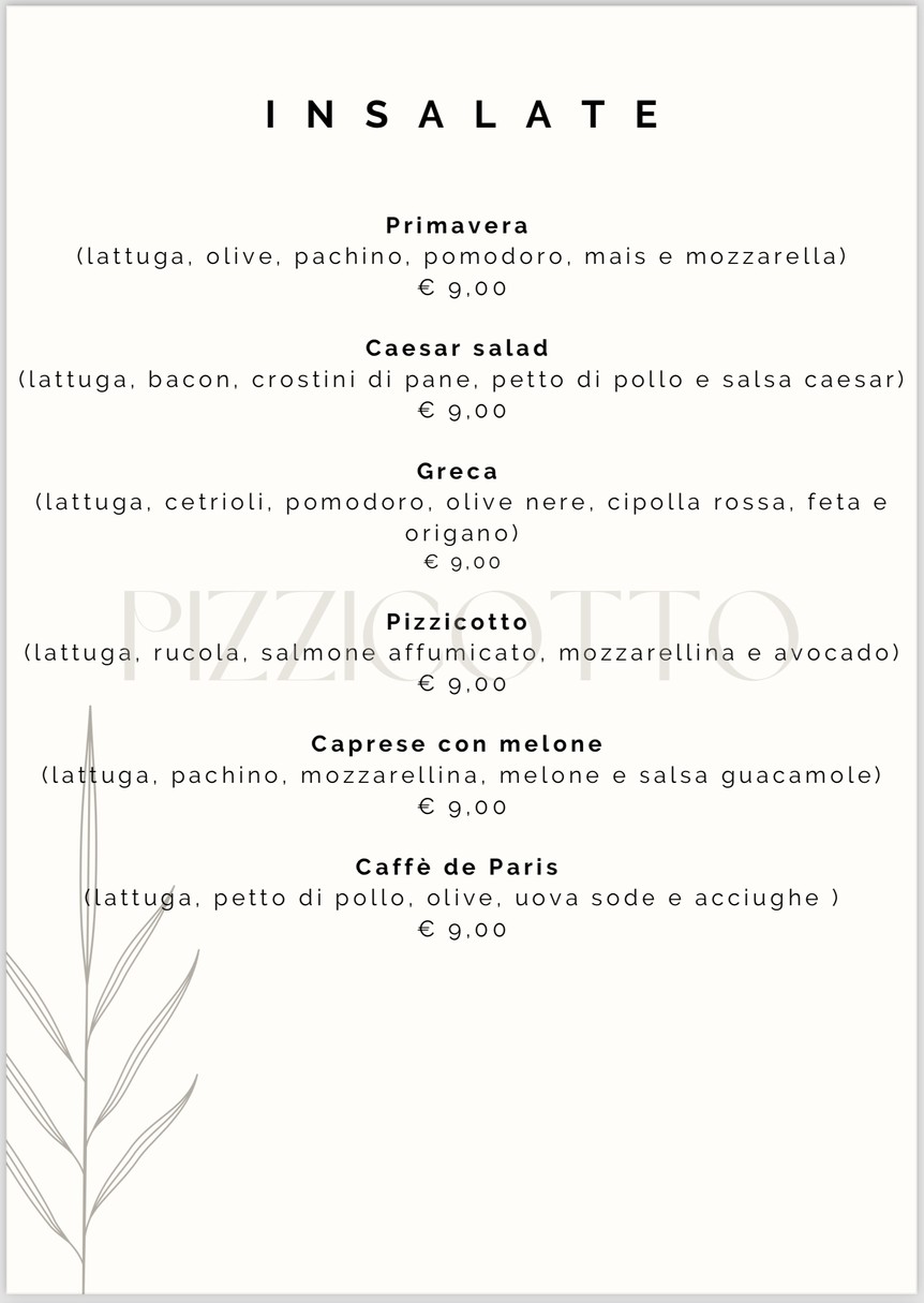 il Pizzicotto menu 6