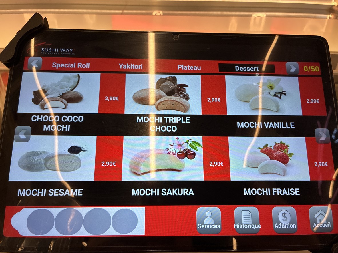 Sushi Way La Défense 4 Temps menu 3