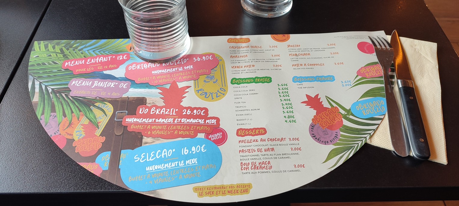 Obrigado Rodizio Rosny menu 2