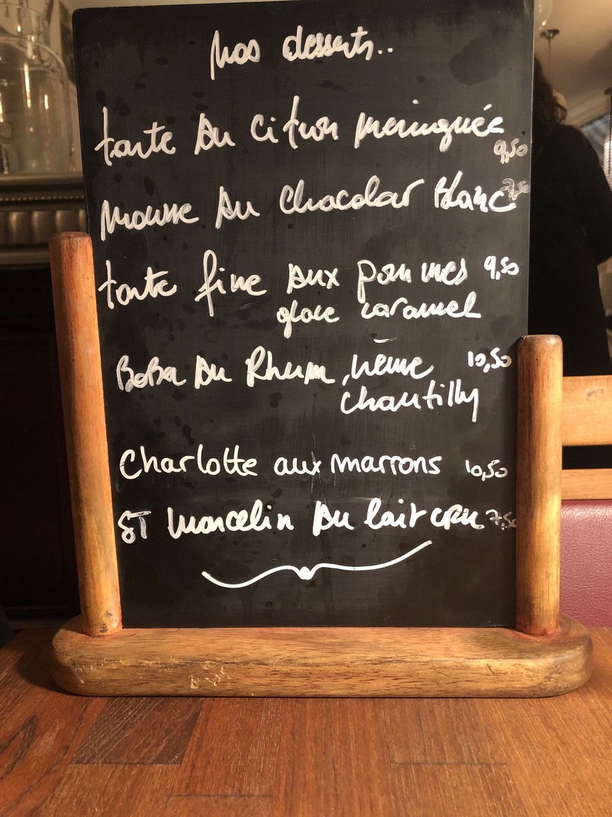 Le Petit Vanves menu 3