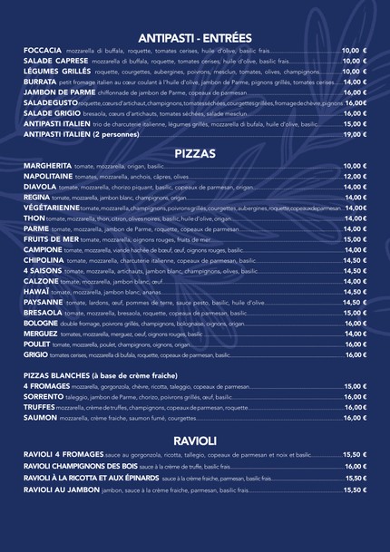 Il Grigio - restaurant italien Pigalle