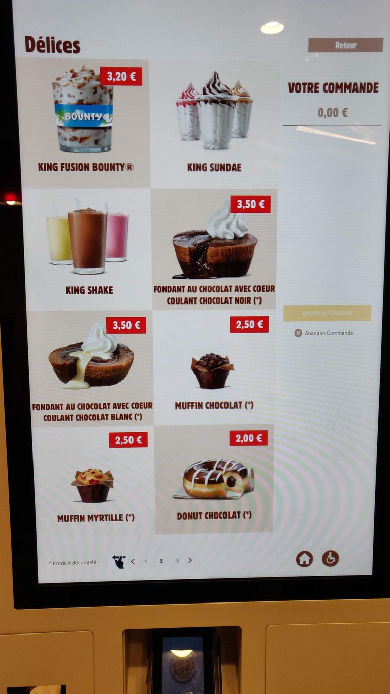 Burger King menu 2
