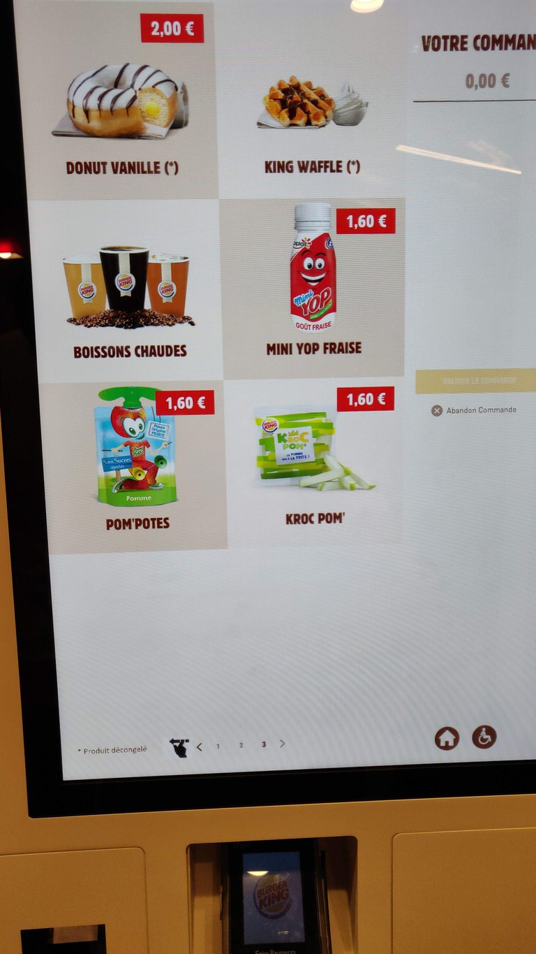 Burger King menu 3