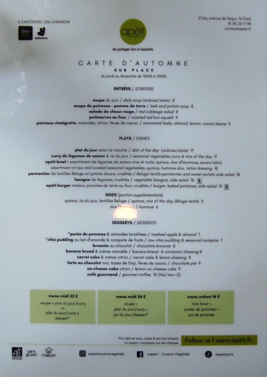 apéti menu 1