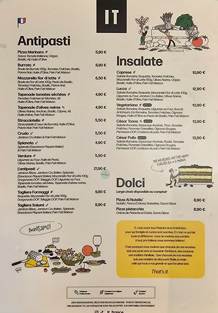 IT - Italian Trattoria Paddock