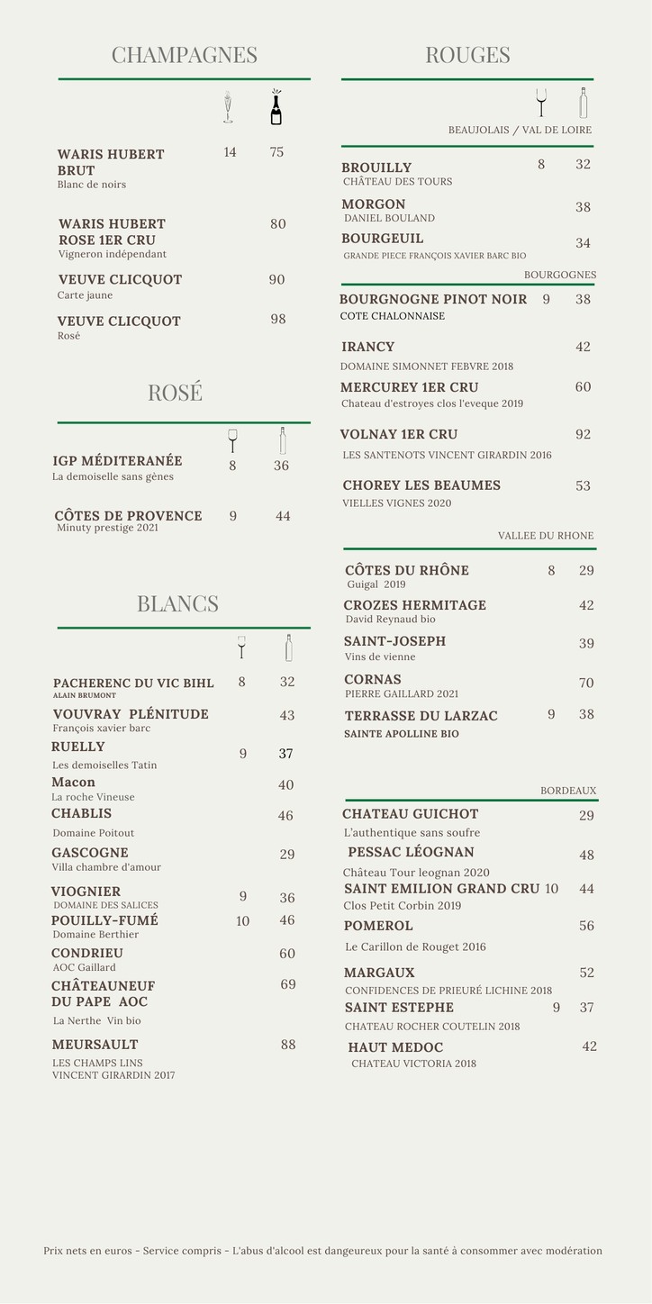 Quai de meudon menu 4