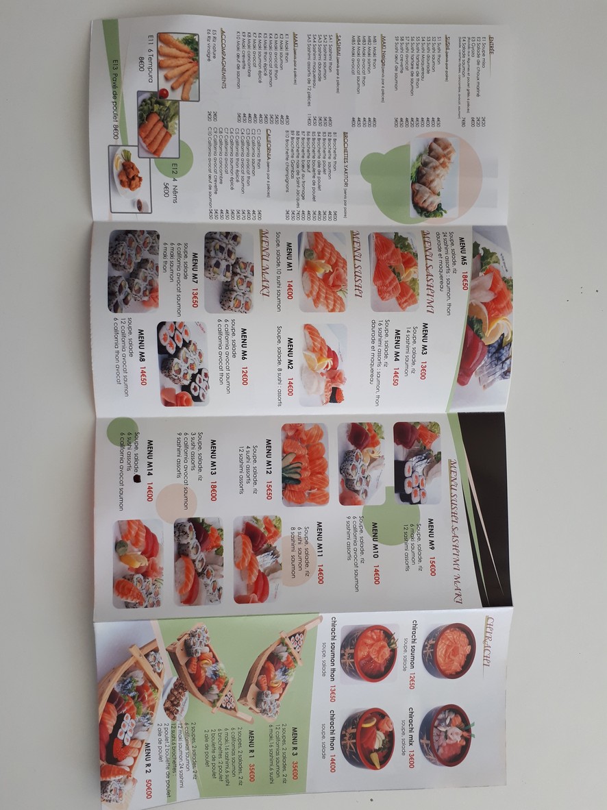 Tabemono menu 2