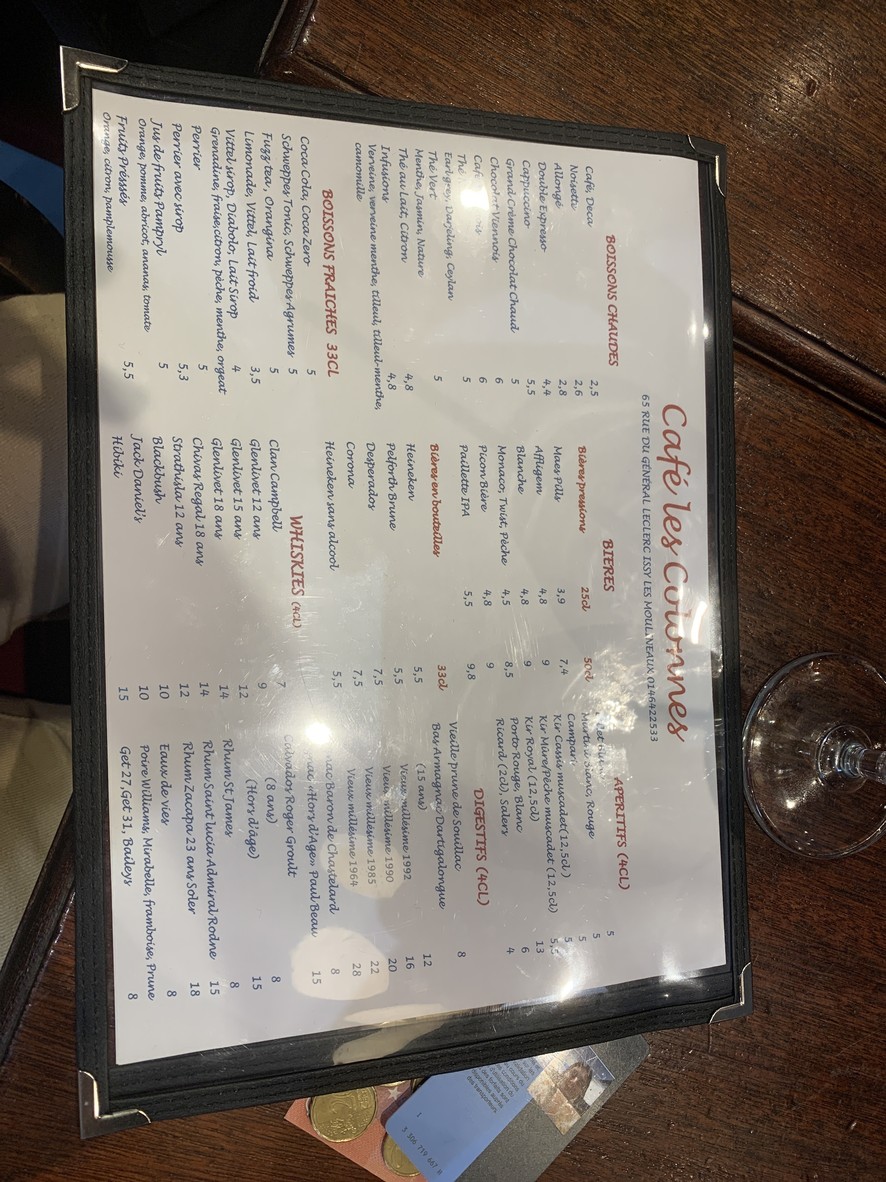 Las Columnas menu 3