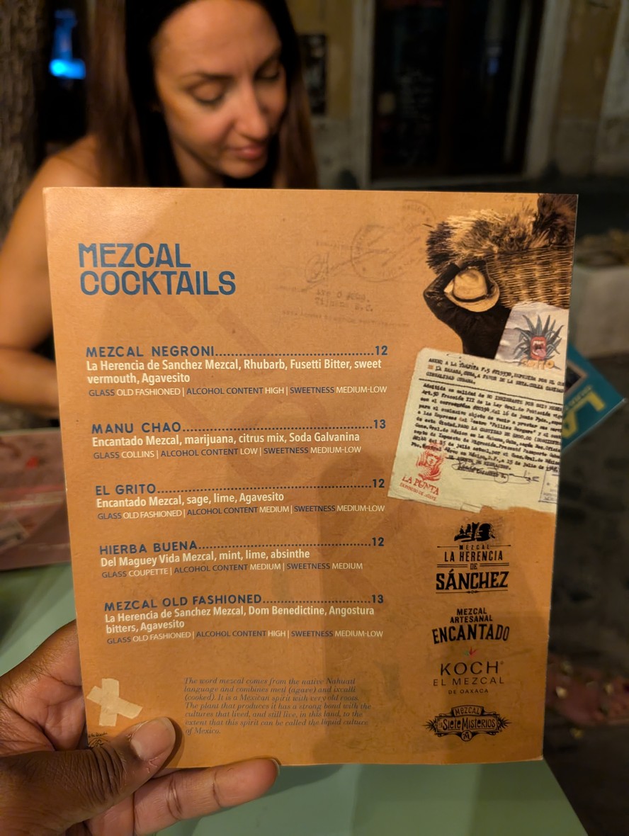 La Punta Expendio de Agave menu 3