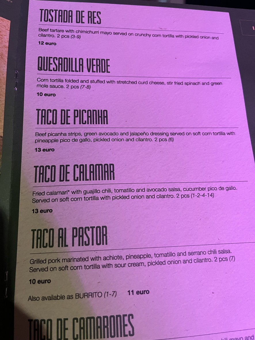 La Punta Expendio de Agave menu 4