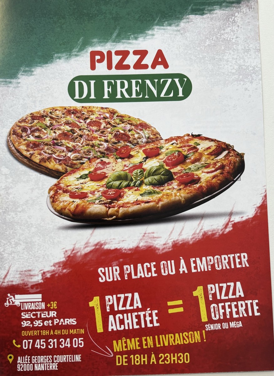 PizzaDiFrenzy menu 1