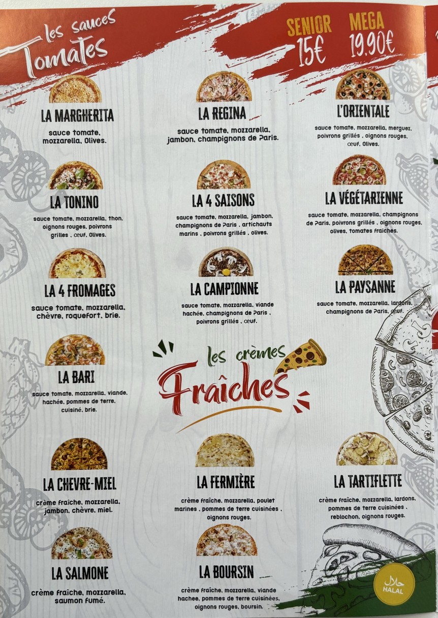 PizzaDiFrenzy menu 2
