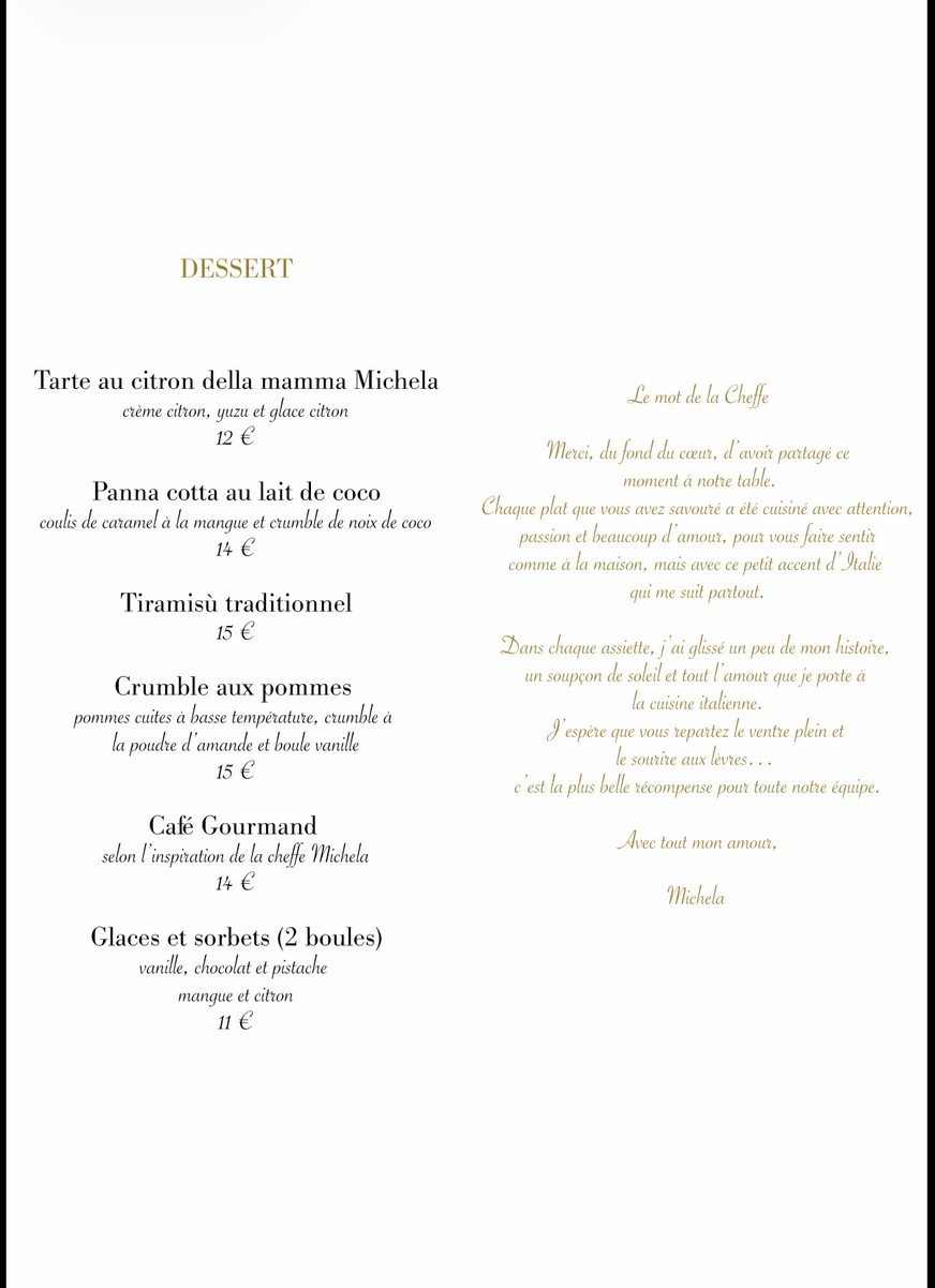 La Famiglia menu 4