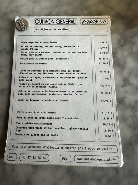 ¡Sí, mi General!
