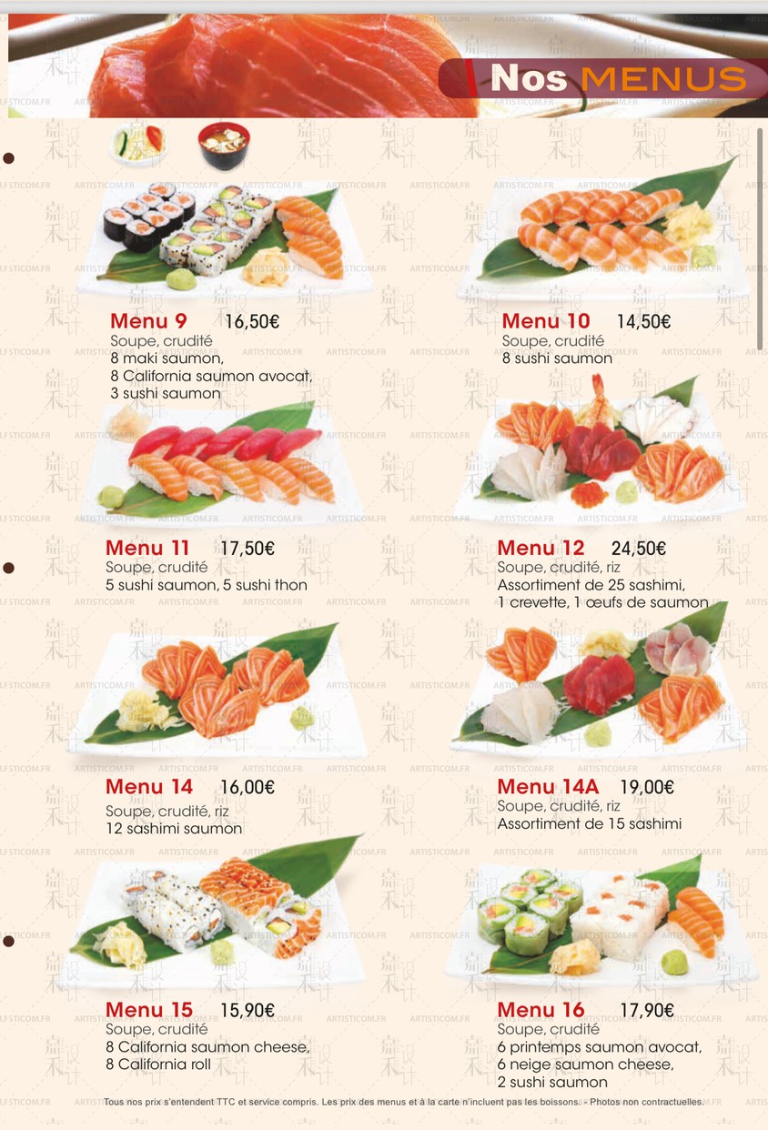 Issy Tokyo menu 6