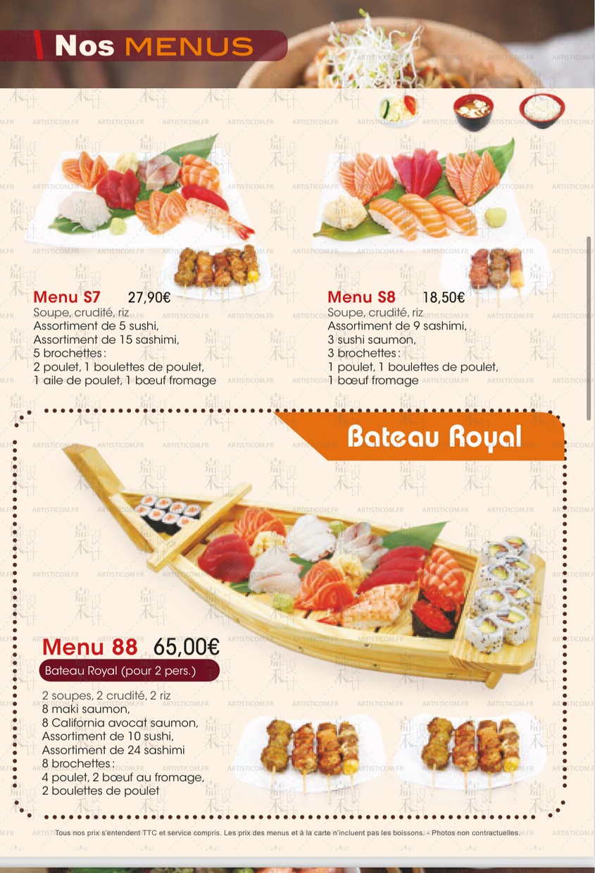 Issy Tokyo menu 8
