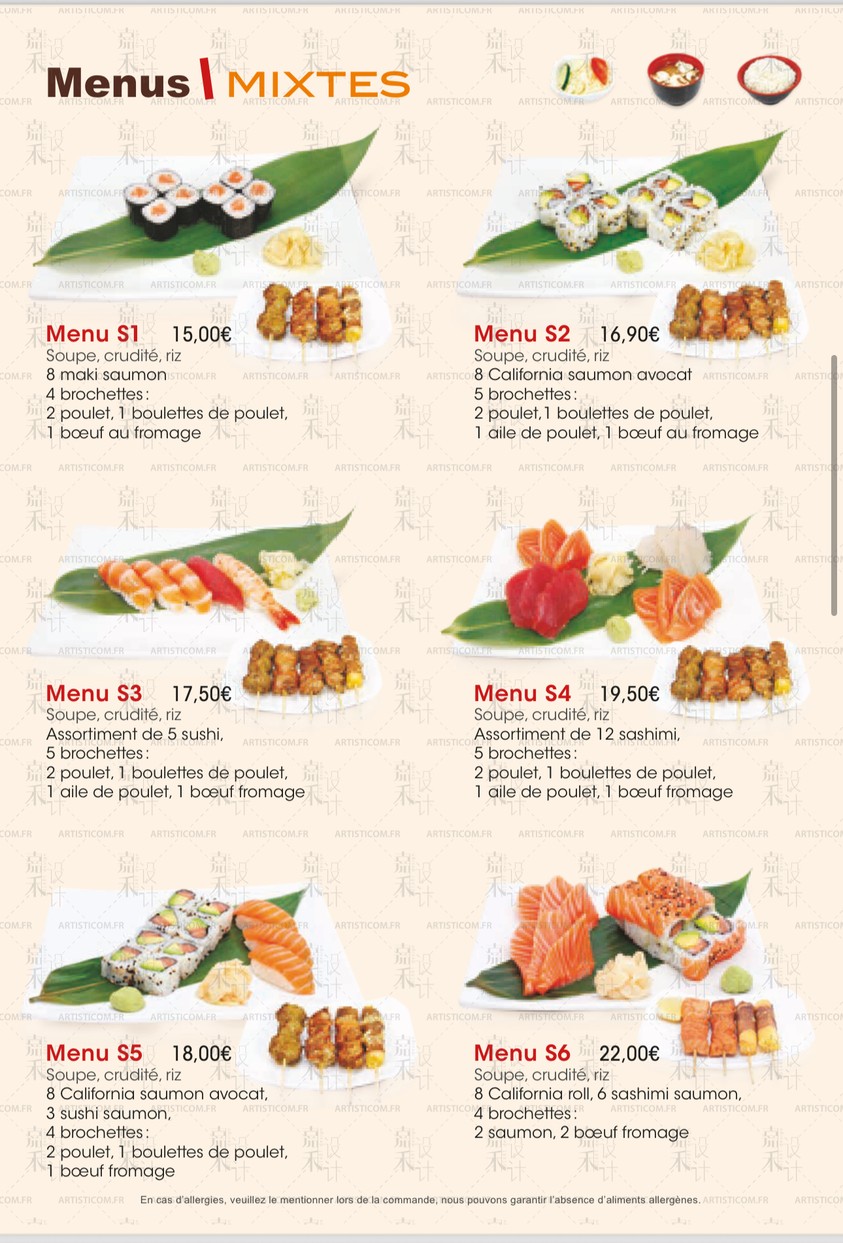 Issy Tokyo menu 9