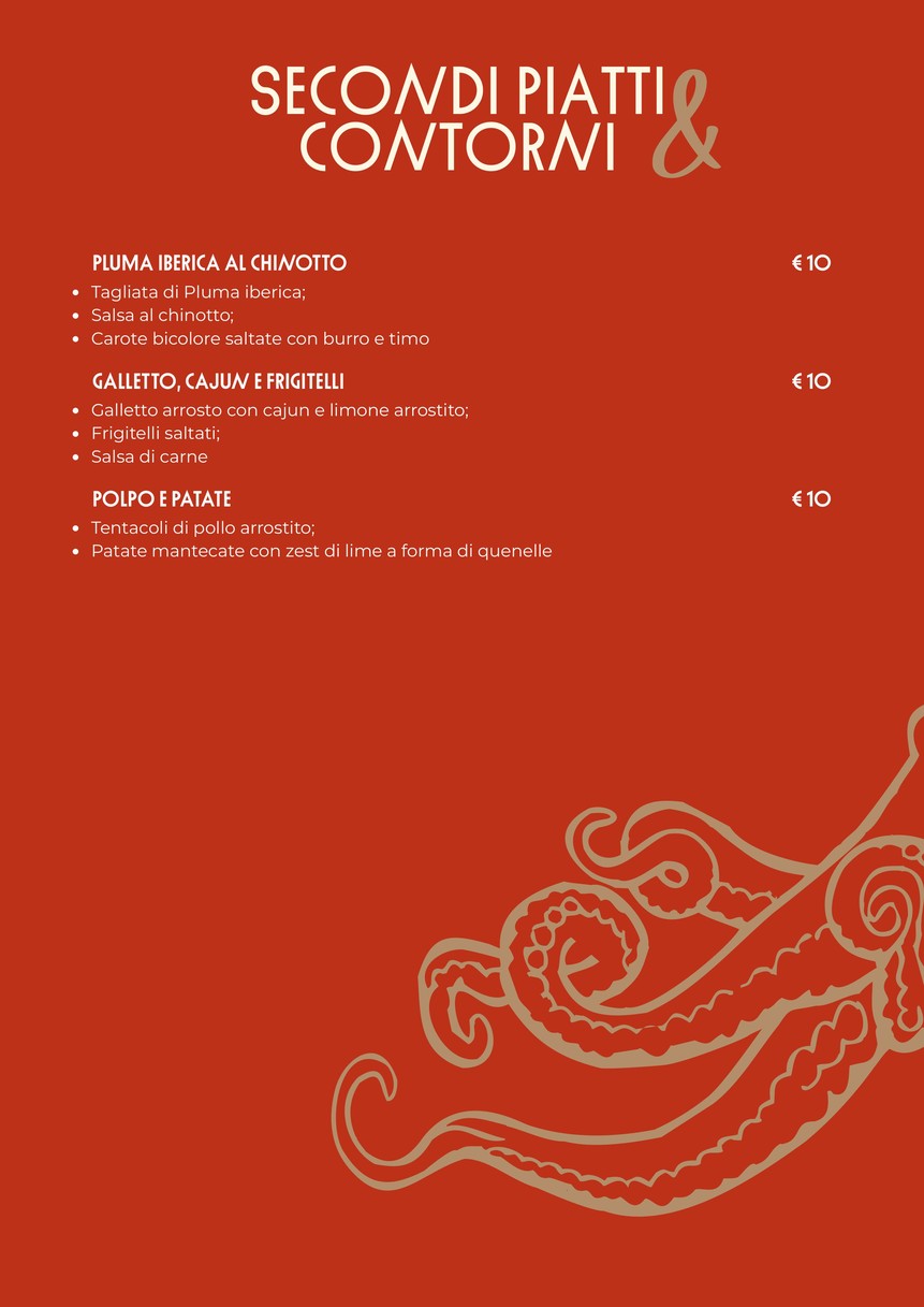 Vulcano Ponte Milvio menu 4
