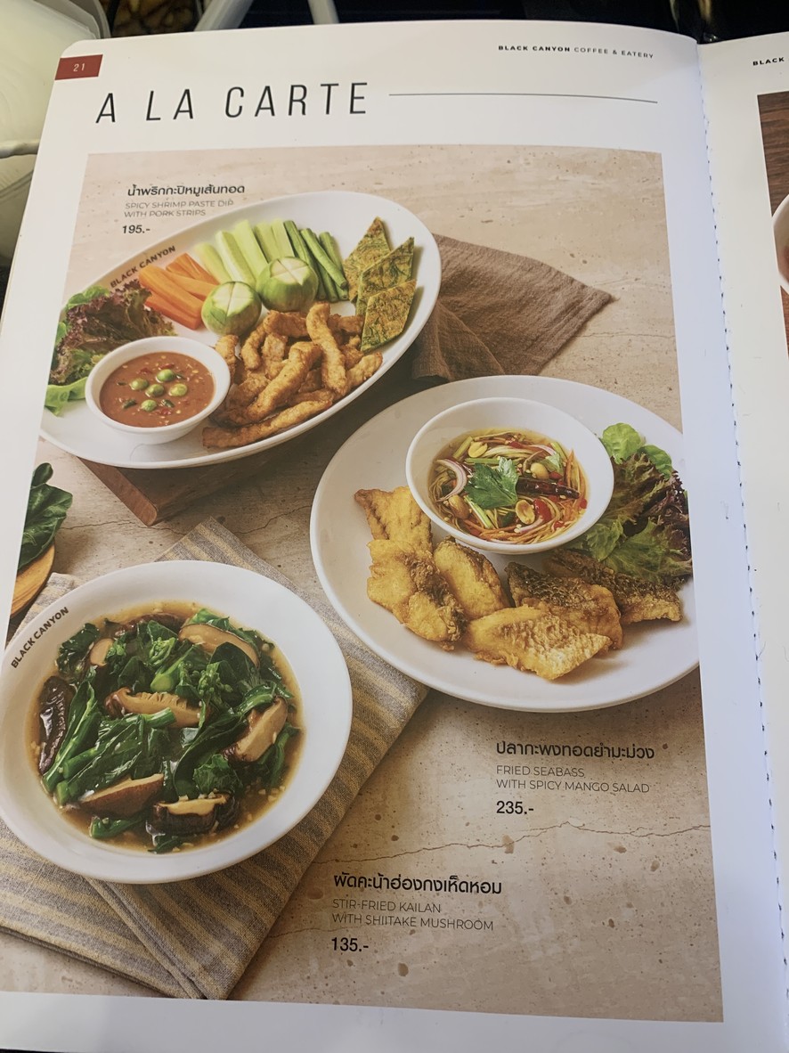 Black Canyon Sa Kha Central Bang Rak menu 1