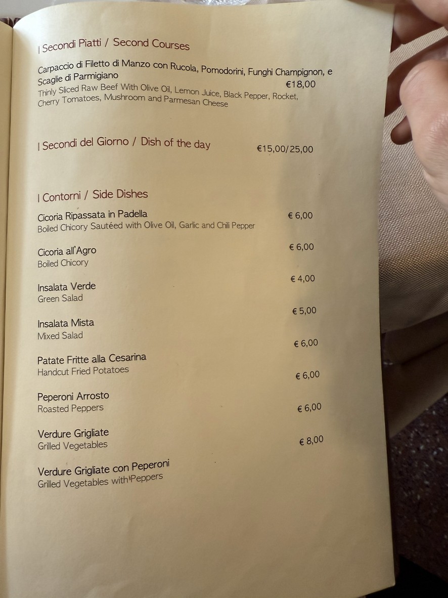 Trattoria Da Cesare al Casaletto menu 4