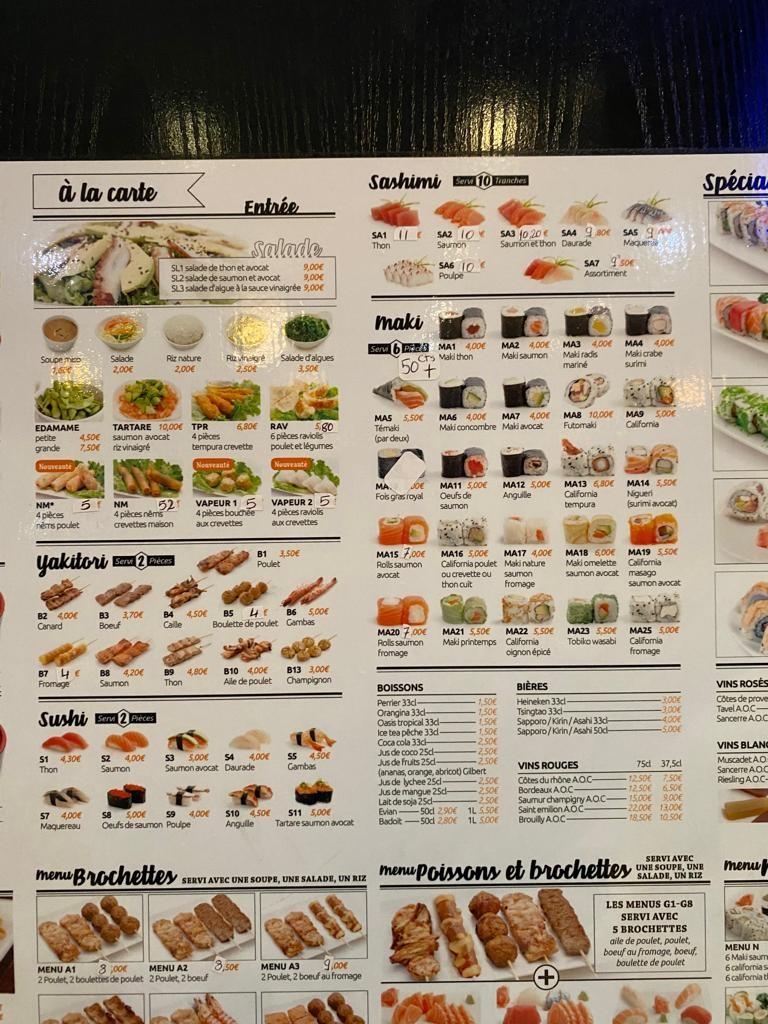 Tokyo Yaki menu 3