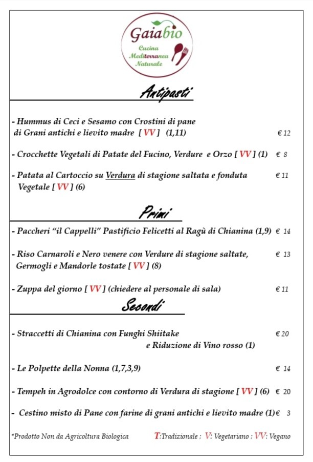 Gaia.Bio menu 1